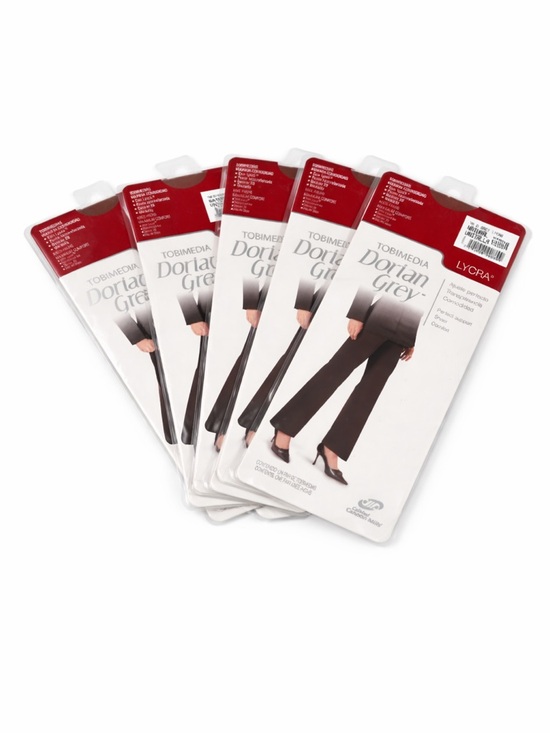 Lycra Accessories - Tobimedia Dorian Grey Women's knee-high natural stockings